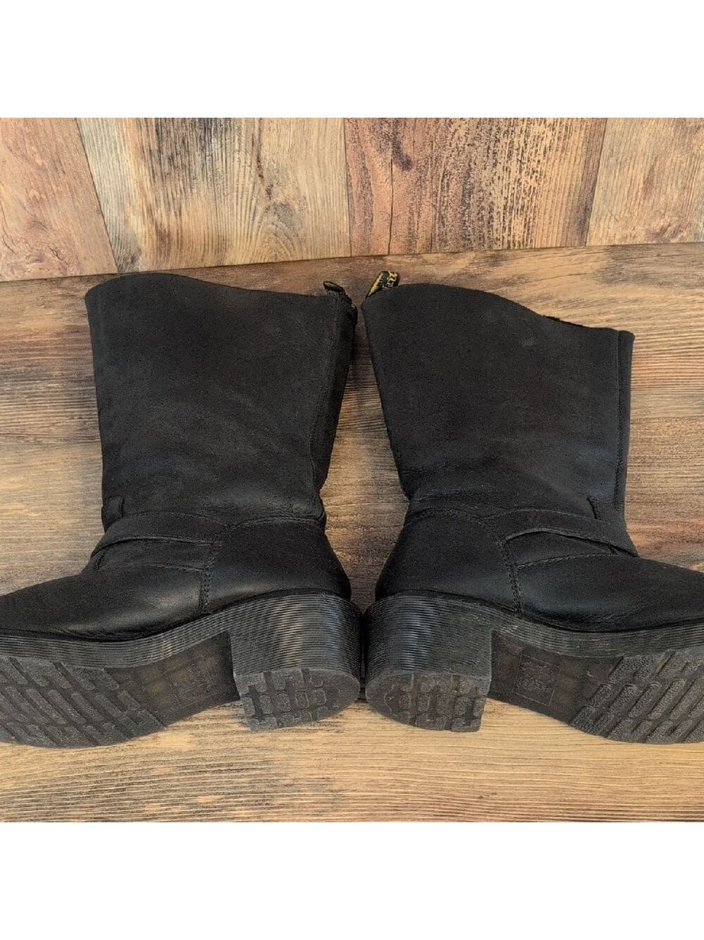 Dr. Martens Streetwear Vintage Combat Boots with Buckles 11 C164 - Picture 5 of 9